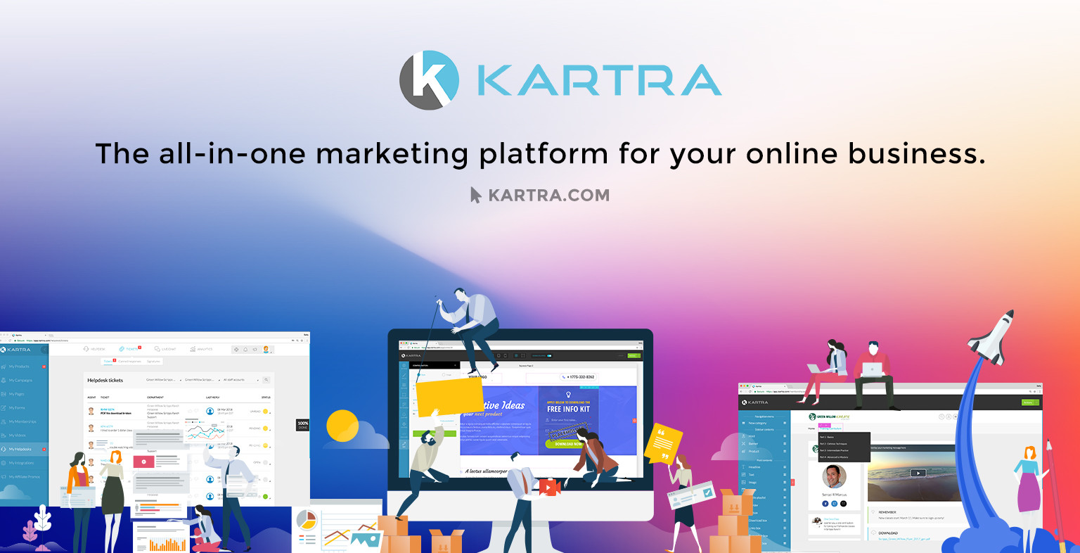 kartra all in one marketing platform landing page