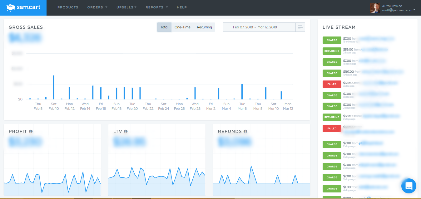 options de paiement de leadpages