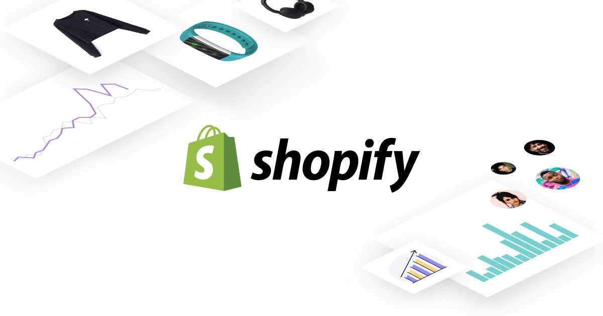 page d'accueil de shopify