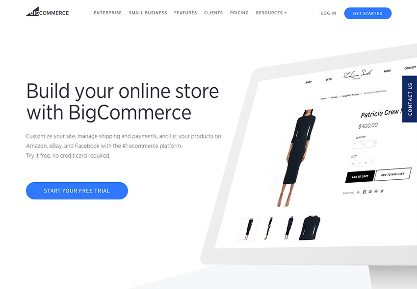 BigCommerce offers a free trial