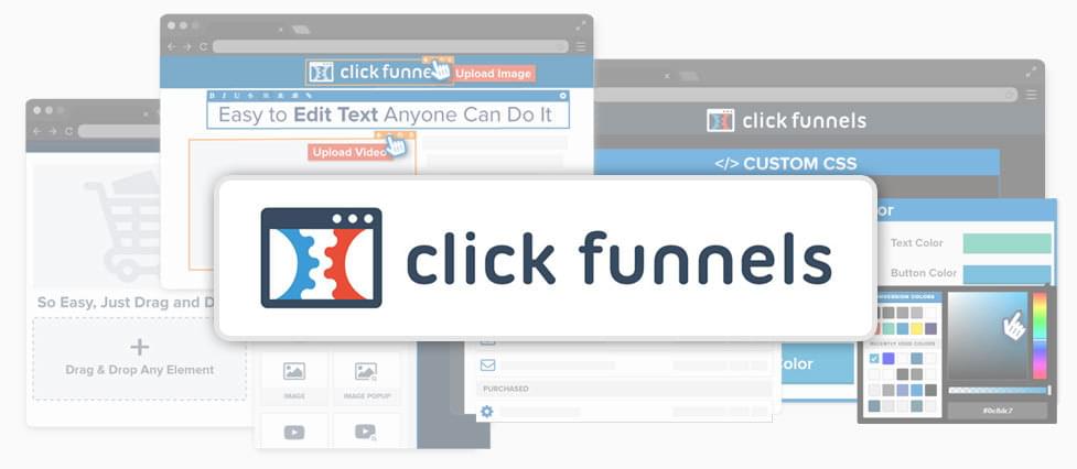 click funnels captura de pantalla