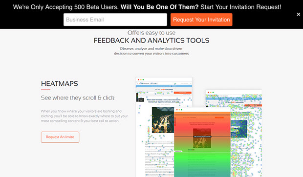 heatmaps available with hello bar