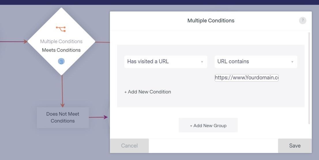 Conditions multiples dans le flux de travail