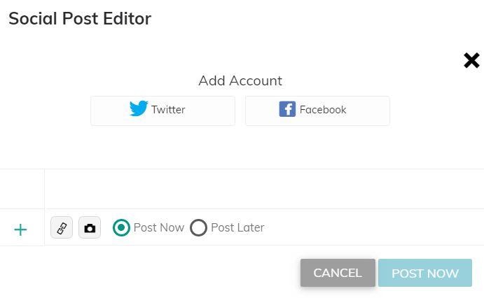 Social Post Editor