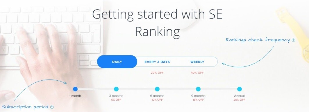 SE Ranking Subscription Period