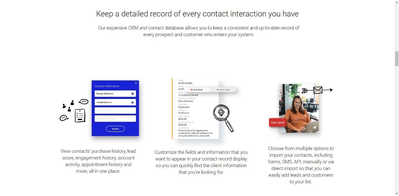 contacts ontraport