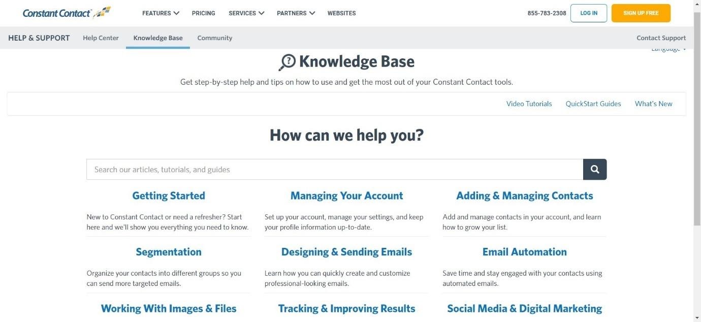 Constant Contact Knowledge Base