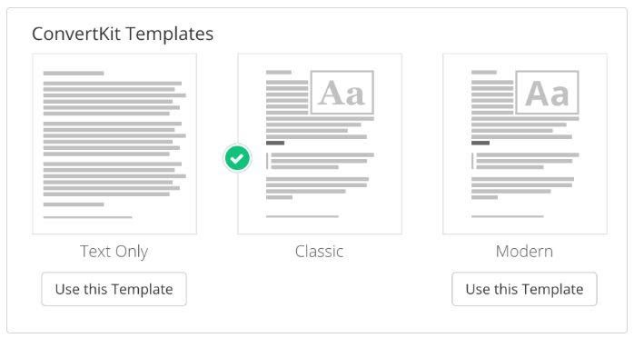 ConvertKit Templates