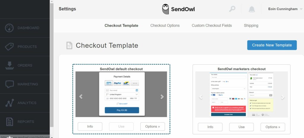 SendOwl Selling Products