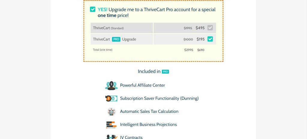 Precios de ThriveCart