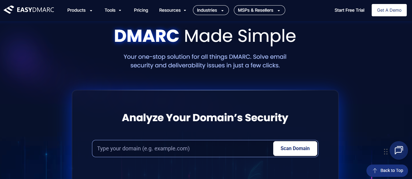 EasyDMARC - Best for Getting to DMARC Enforcement Quickly