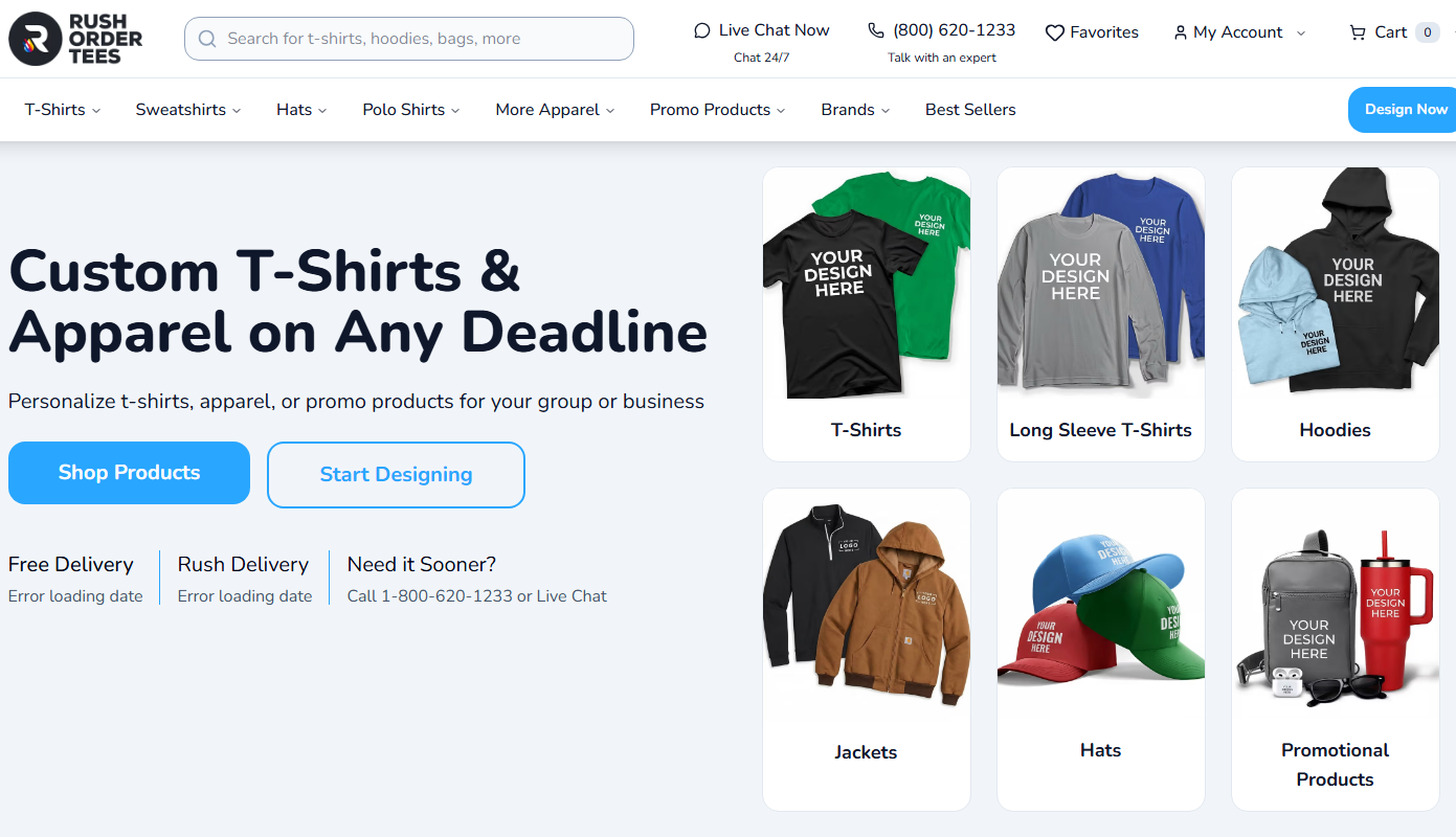 rush order tees