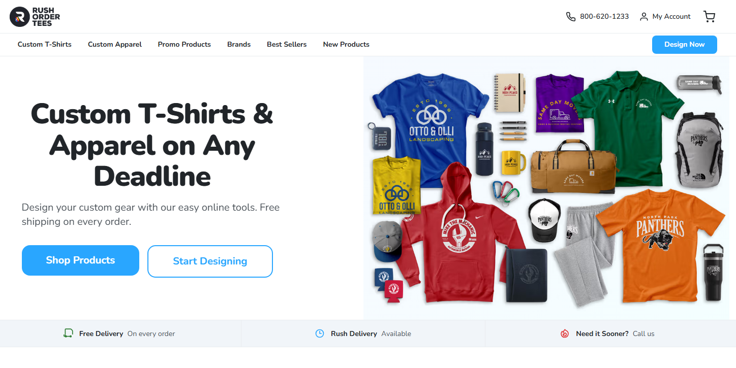 RushOrderTees: Fast Turnaround Times